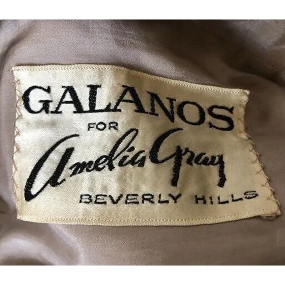 Vintage James Galanos For Amelia Gray Beverly Hills Skirt Suit - Picture 4 of 9